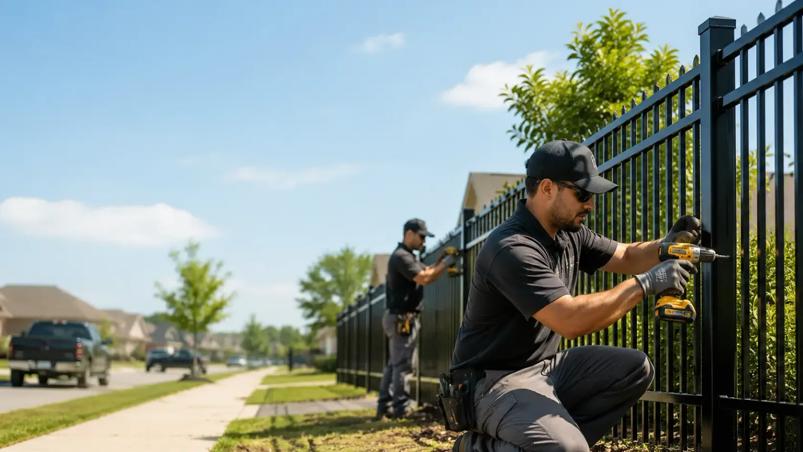 Metal Fence Installation in Bascom, FL